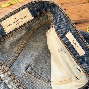 Blue Jean Imogene and Willie 32” inseam 100% cotton Sophie size 27